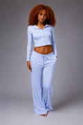 Baby Blue Ditsy Floral Lounge Co-Ord